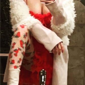 For Love and Lemons red lace dress